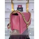 BOY Chanel HANDBAG Grained Calfskin Wine Anti-Gold Metal High