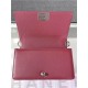 BOY Chanel HANDBAG Grained Calfskin Wine Anti-Silver Metal High