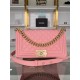 BOY Chanel HANDBAG Grained Calfskin Pink Matt-Gold Metal High