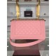 BOY Chanel HANDBAG Grained Calfskin Pink Anti-Gold Metal High