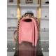 BOY Chanel HANDBAG Grained Calfskin Pink Anti-Gold Metal High