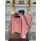 BOY Chanel HANDBAG Grained Calfskin Pink Silver Metal High