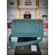 BOY Chanel HANDBAG Grained Calfskin Green Gold Metal High