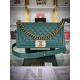 BOY Chanel HANDBAG Grained Calfskin Green Anti-Gold Metal High