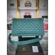 BOY Chanel HANDBAG Grained Calfskin Green Anti-Gold Metal High