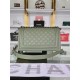 BOY Chanel HANDBAG Grained Calfskin Olive Anti-Silver Metal High