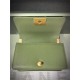 SMALL BOY Chanel HANDBAG Grained Calfskin Olive Matt-Gold Metal High