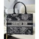 MEDIUM Dior BOOK TOTE Toile de Jouy Zodiac Embroidery Black High