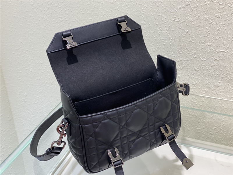 SMALL DiorCAMP BAG Calfskin Black High