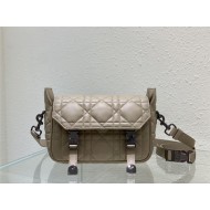 SMALL DiorCAMP BAG Calfskin Taupe High