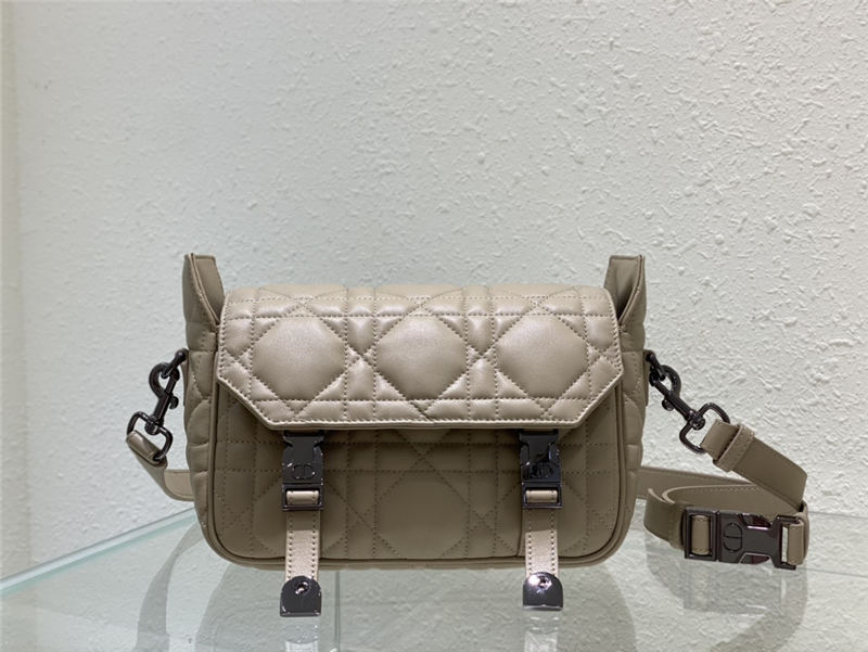 SMALL DiorCAMP BAG Calfskin Taupe High