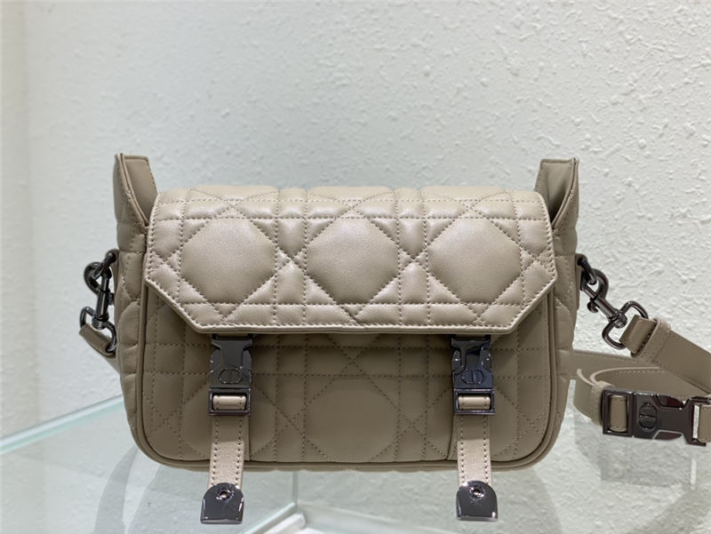 SMALL DiorCAMP BAG Calfskin Taupe High