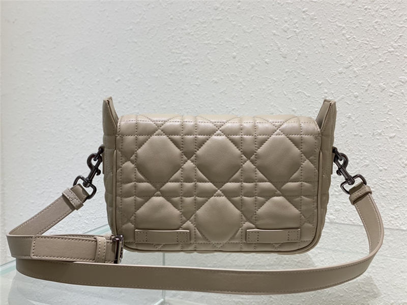 SMALL DiorCAMP BAG Calfskin Taupe High