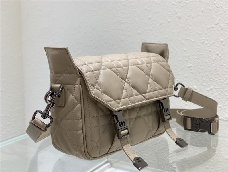 SMALL DiorCAMP BAG Calfskin Taupe High