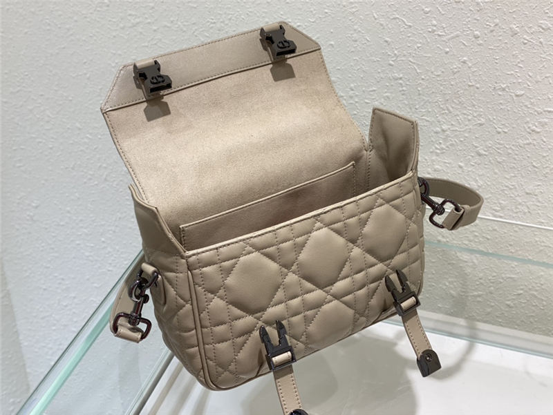 SMALL DiorCAMP BAG Calfskin Taupe High