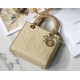 MEDIUM LADY Dior BAG Cannage Raffia Natural High 