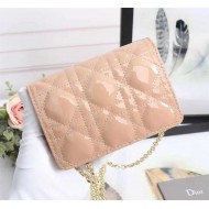 Dior LADY Dior NANO POUCH Patent Cannage Calfskin High