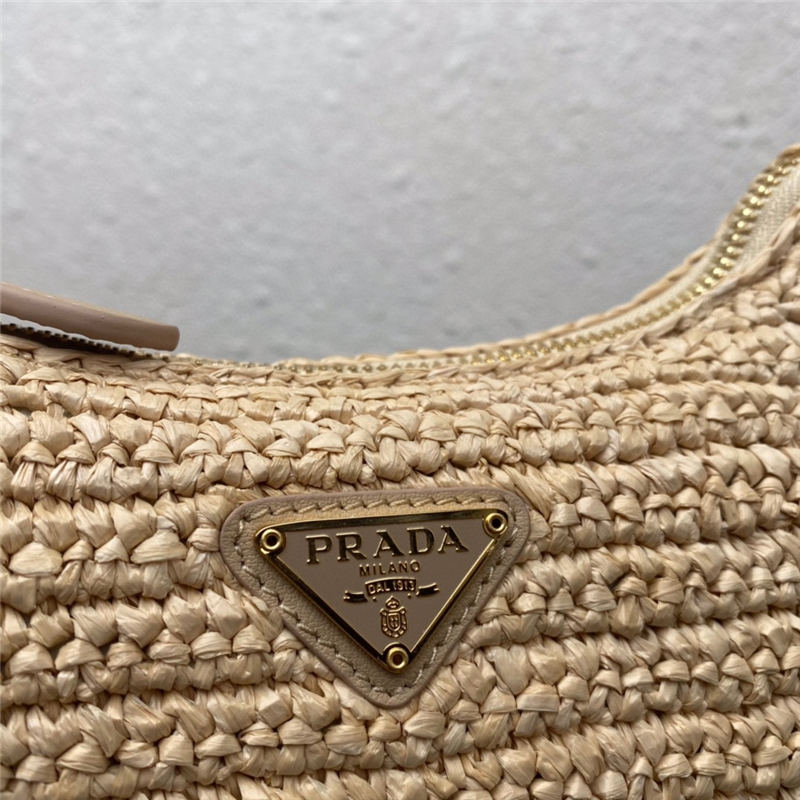 Prada Re-Edition 2005 raffia bag Natural High