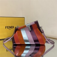 Fendi First Small Leather bag multicolor inlay High