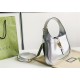 Jackie 1961 small hobo bag silver leather high