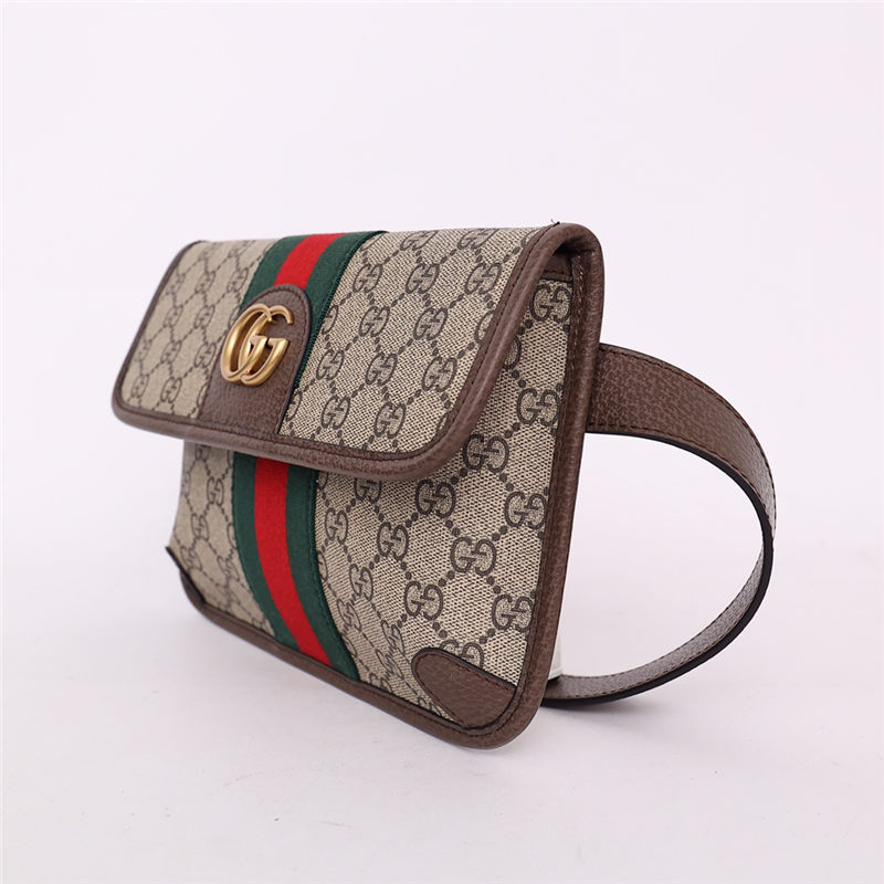 Gucci Ophidia belt bag GG supreme canvas 674081 High