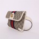 Gucci Ophidia belt bag GG supreme canvas 674081 High