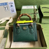 Gucci Diana mini tote bag 675800 Lizard High