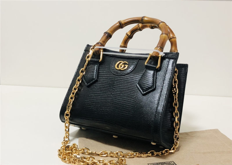 Gucci Diana mini tote bag 675800 Lizard High