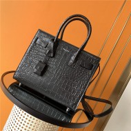 CLASSIC SAC DE JOUR BABY IN Crocodile Black High