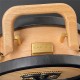 SMALL VANITY CASE AS2928 Beech Wood, Calfskin & Gold-Tone Metal High