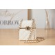 SMALL BOX WITH CHAIN Lambskin & Gold-Tone Metal White AP2656 High