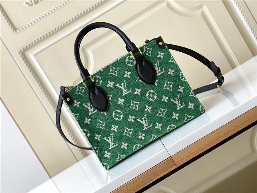 Louis Vuitton ONTHEGO PM Monogram jacquard velvet M46216 High