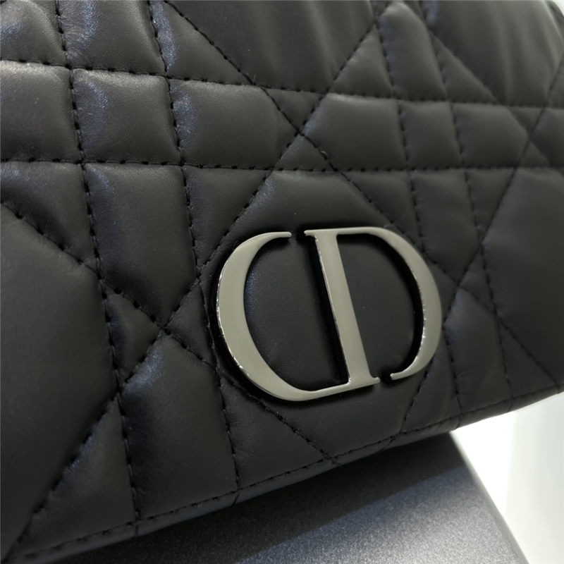 Dior CARO MACROCANNAGE POUCH Quilted Macrocannage Calfskin High