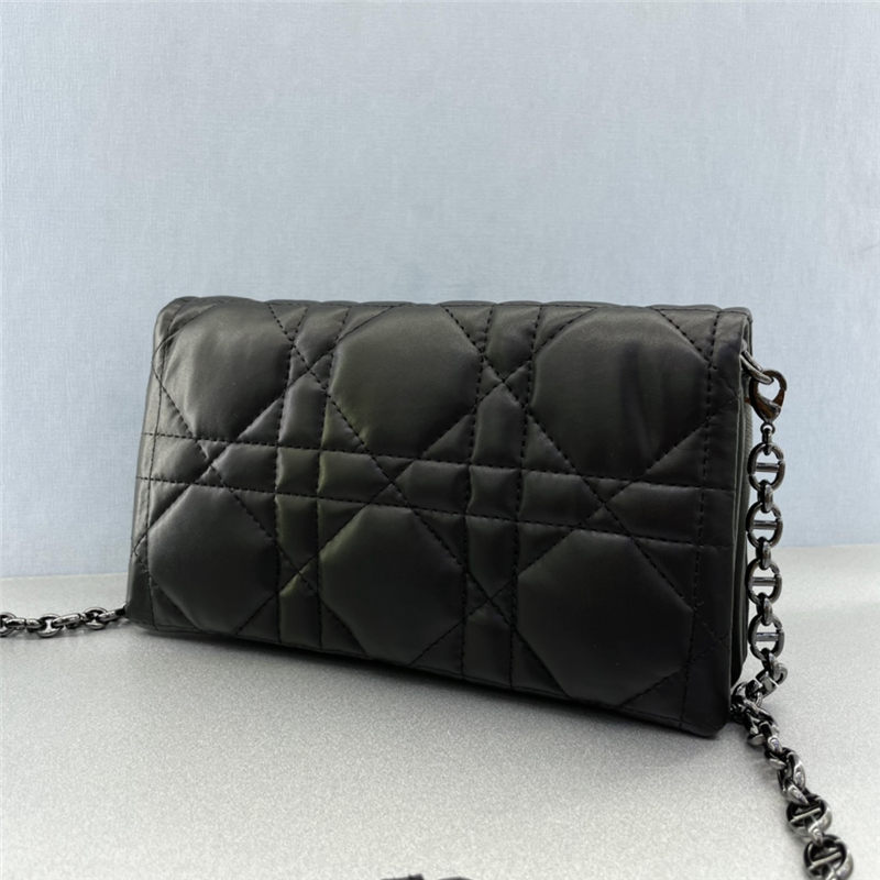 Dior CARO MACROCANNAGE POUCH Quilted Macrocannage Calfskin High