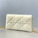 Dior CARO MACROCANNAGE POUCH Quilted Macrocannage Calfskin High