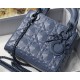 MINI LADY Dior BAG Cannage Calfskin with Diamond Motif High