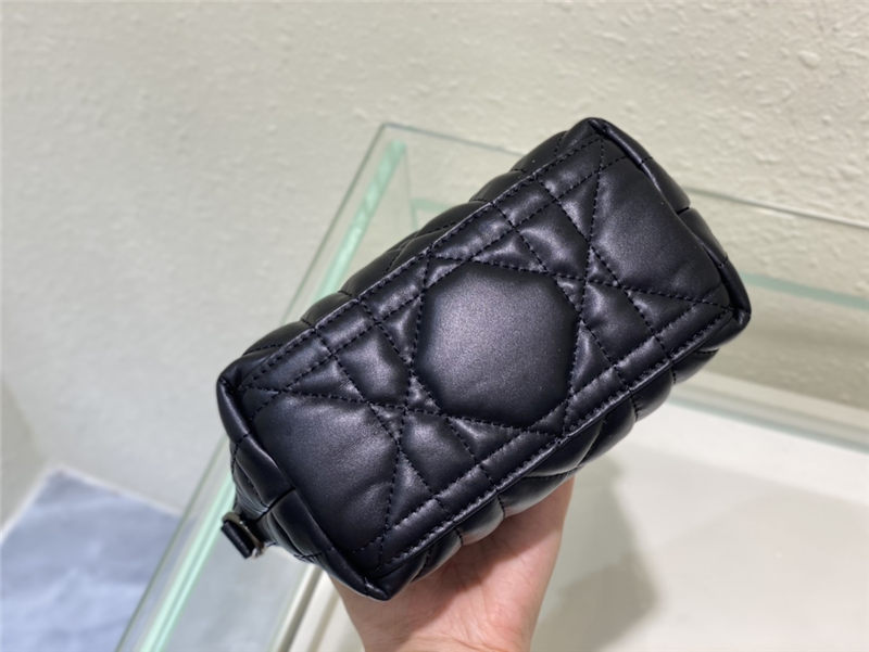 SMALL DiorTRAVEL NOMAD POUCH Macrocannage Calfskin High