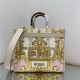 MEDIUM Fendi SUNSHINE Fendace Printed leather shopper High