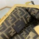 Fendi First Small Leather and sequinned bag High