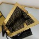 Fendi First Small Leather and sequinned bag High