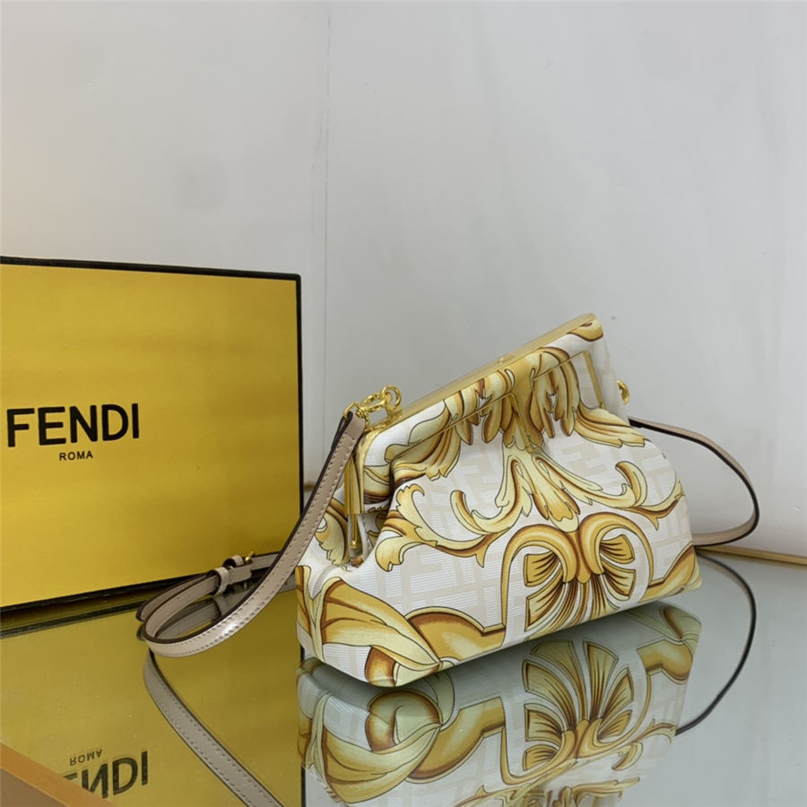 Fendi First Small Fendace Printed leather bag High