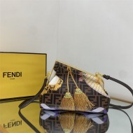 Fendi First Small Fendace Printed leather bag High