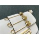 Brooch mini Baguette Fendace leather bag High