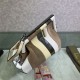 Fendi First Small Leather bag silver and light brown inlay High