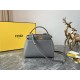 PEEKABOO ICONIC MINI leather bag Lambskin Grey High