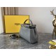 PEEKABOO ICONIC MINI leather bag Lambskin Grey High