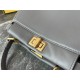 PEEKABOO ICONIC MINI leather bag Lambskin Grey High