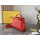 PEEKABOO ICONIC MINI leather bag Lambskin Red High