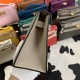 Hermes Kelly Pochette Bag Swift Leather Silver/Gold Metal WAX High