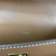 Hermes Kelly Pochette Bag Swift Leather Silver/Gold Metal WAX High